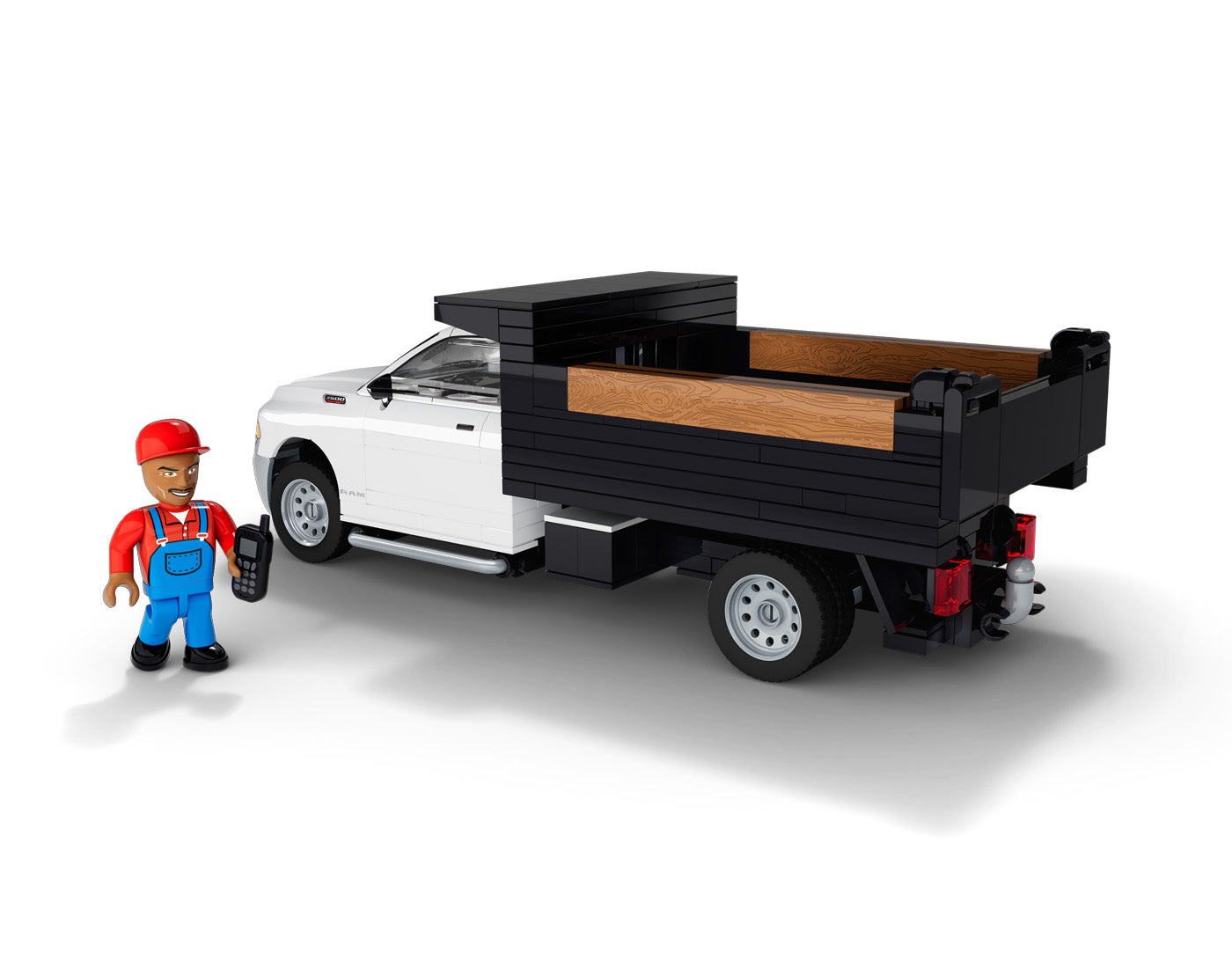COBI RAM 3500 Dump Truck Building Set, 296 Pieces