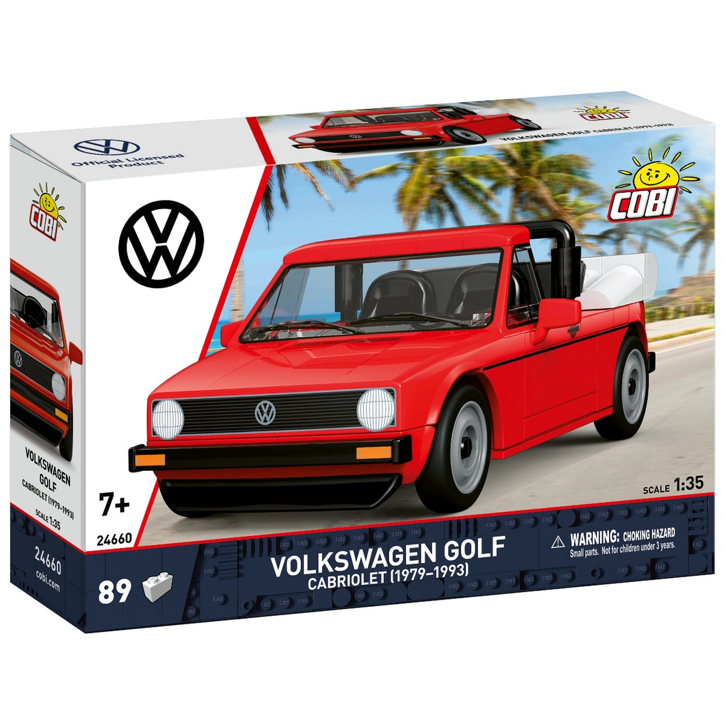 COBI Volkswagen Golf I Cabriolet Building Set, 89-pieces