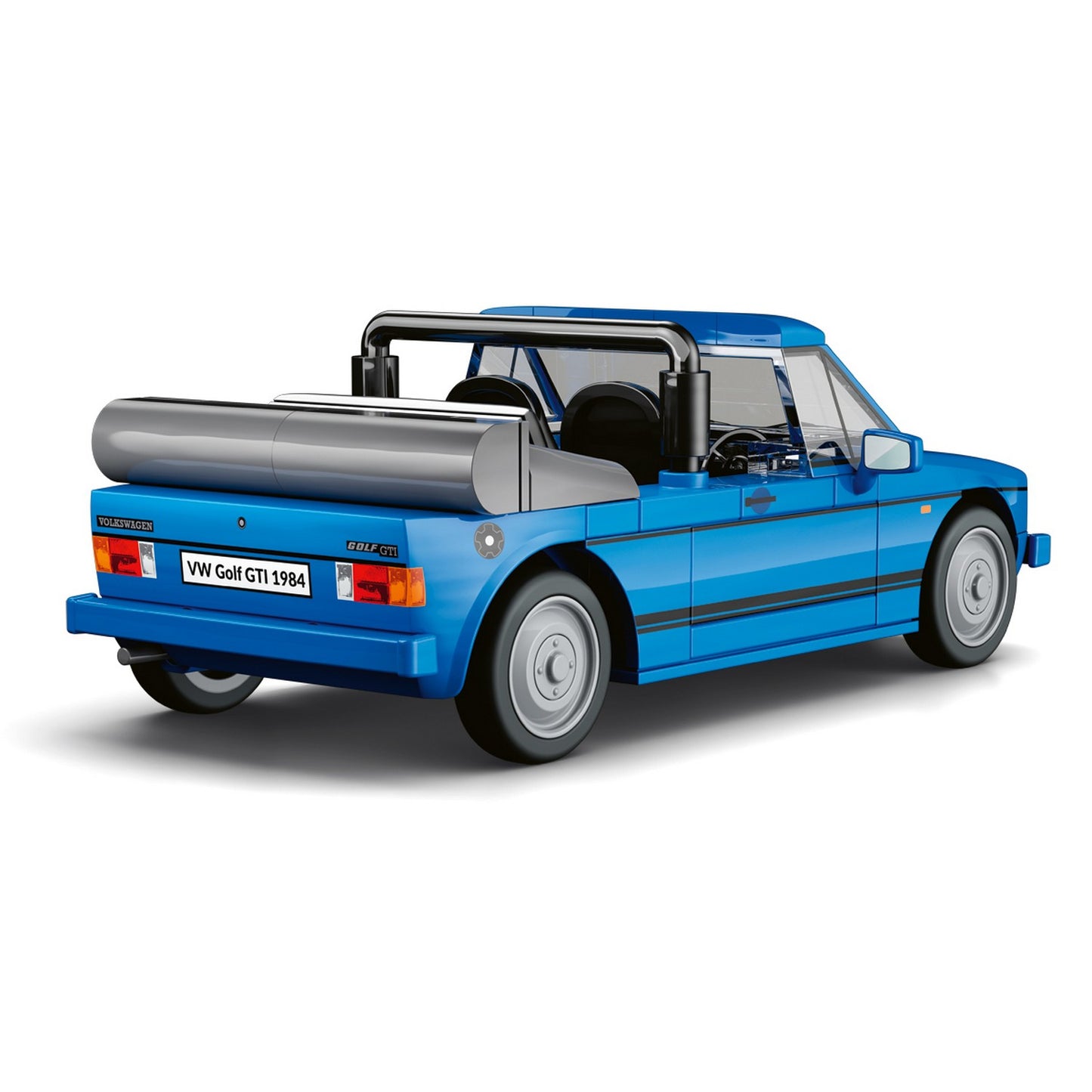 COBI Volkswagen Golf GTI British Version Cabriolet (1984) Building Set, 93-pieces