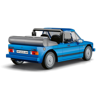 COBI Volkswagen Golf GTI British Version Cabriolet (1984) Building Set, 93-pieces
