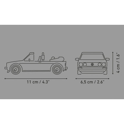 COBI Volkswagen Golf GTI British Version Cabriolet (1984) Building Set, 93-pieces