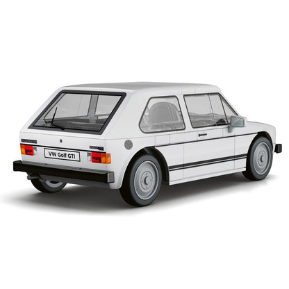 COBI Volkswagen White Golf GTI (1973-1983) Building Set, 74-pieces
