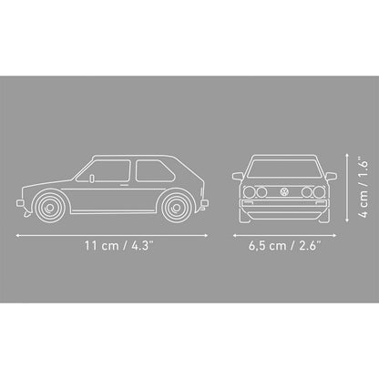 COBI Volkswagen White Golf GTI (1973-1983) Building Set, 74-pieces