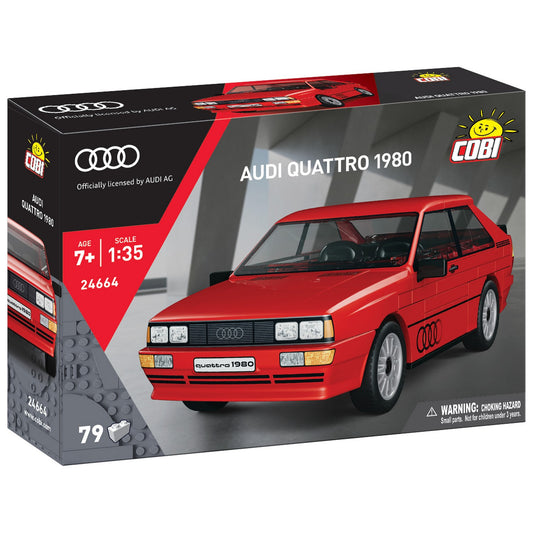 COBI Audi Quattro, Red, 79 Pieces Building Set