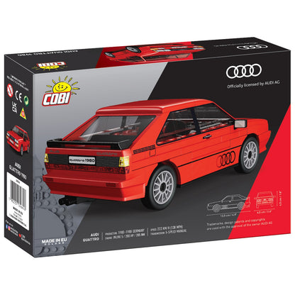 COBI Audi Quattro, Red, 79 Pieces Building Set