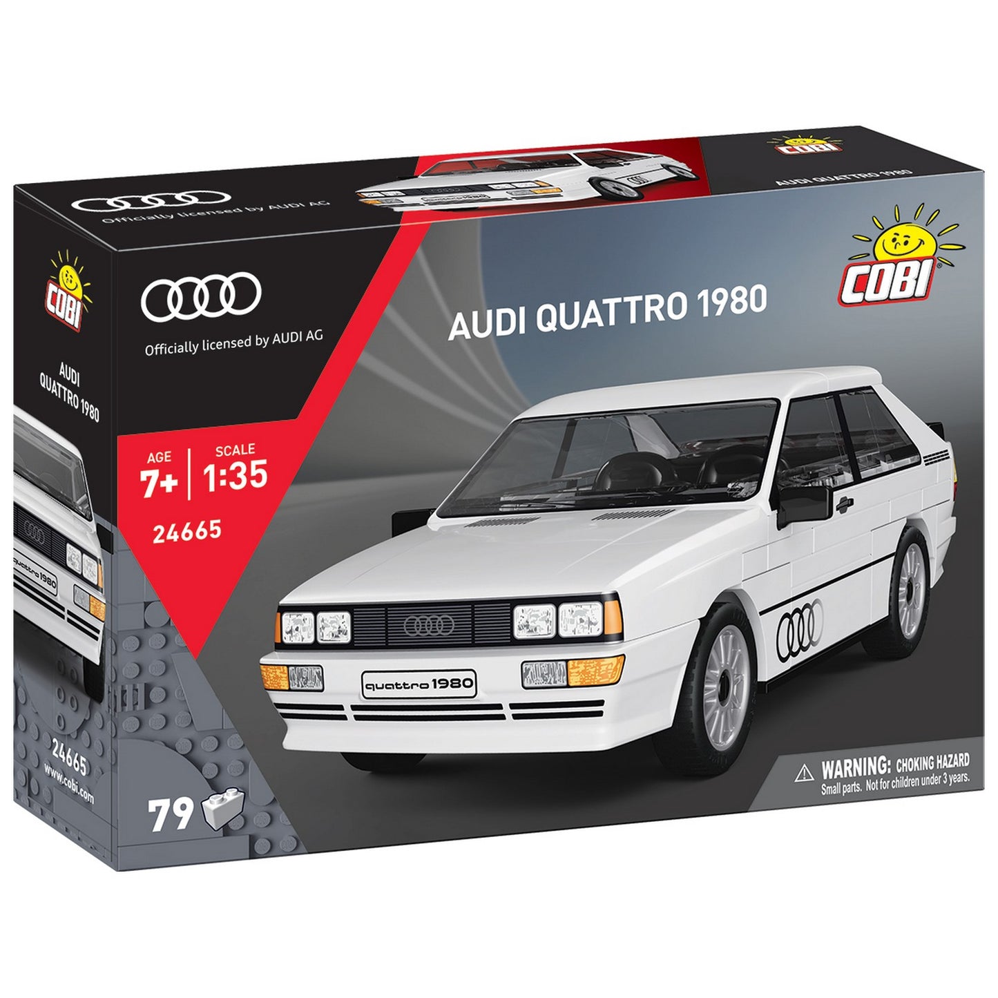 COBI Audi Quattro, White, 79 Pieces Building Set