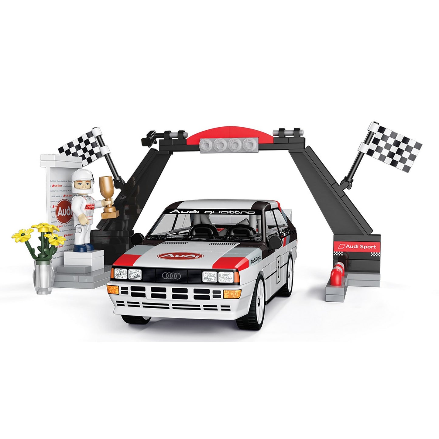 COBI Audi Quattro (1981), Group 4, 167 Pieces Building Set
