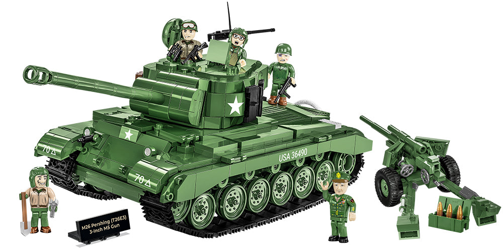 COBI Historical Collection WWII M26 Pershing & 3-Inch M5 EXECUTIVE EDITION