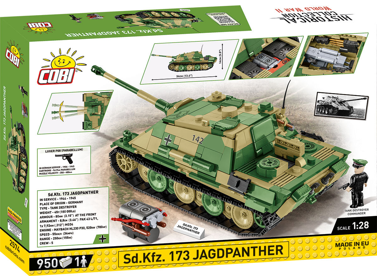 COBI Historical Collection WWII Sd.Kfz. 173 JAGDPANTHER Tank