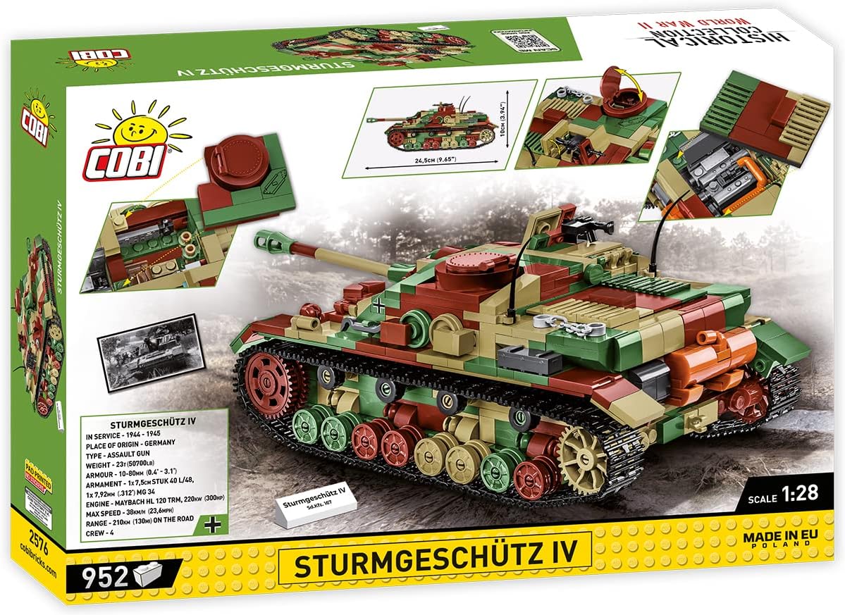 COBI Historical Collection WWII STURMGESCHUTZ IV Tank