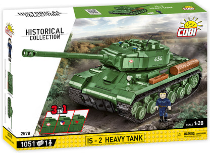 COBI Historical Collection WWII IS-2 Heavy Tank (3-in-1) Tank