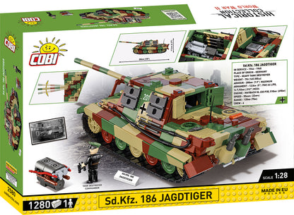 COBI Historical Collection WWII Sd.Kfz. 186 JAGDTIGER Tank