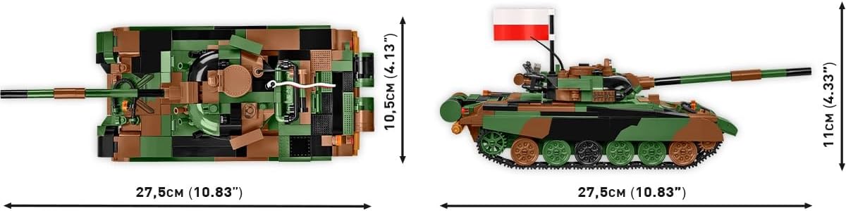 COBI Armed Forces T-72 M1R (PL/UA) Tank