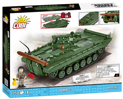 COBI Armed Forces BMP-1 (Boyevaya Mashina Pekhoty 2-in-1 DDR/RUS) Building Set, 758 Pieces