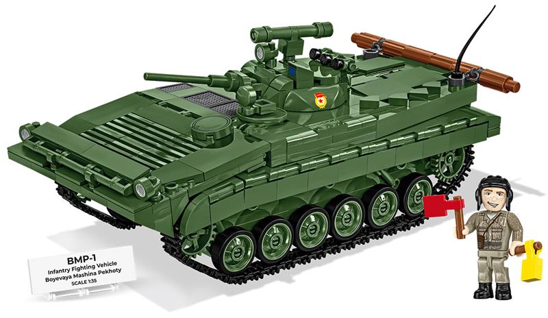 COBI Armed Forces BMP-1 (Boyevaya Mashina Pekhoty 2-in-1 DDR/RUS) Building Set, 758 Pieces