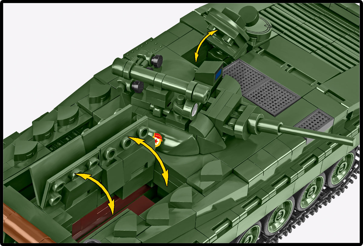 COBI Armed Forces BMP-1 (Boyevaya Mashina Pekhoty 2-in-1 DDR/RUS) Building Set, 758 Pieces