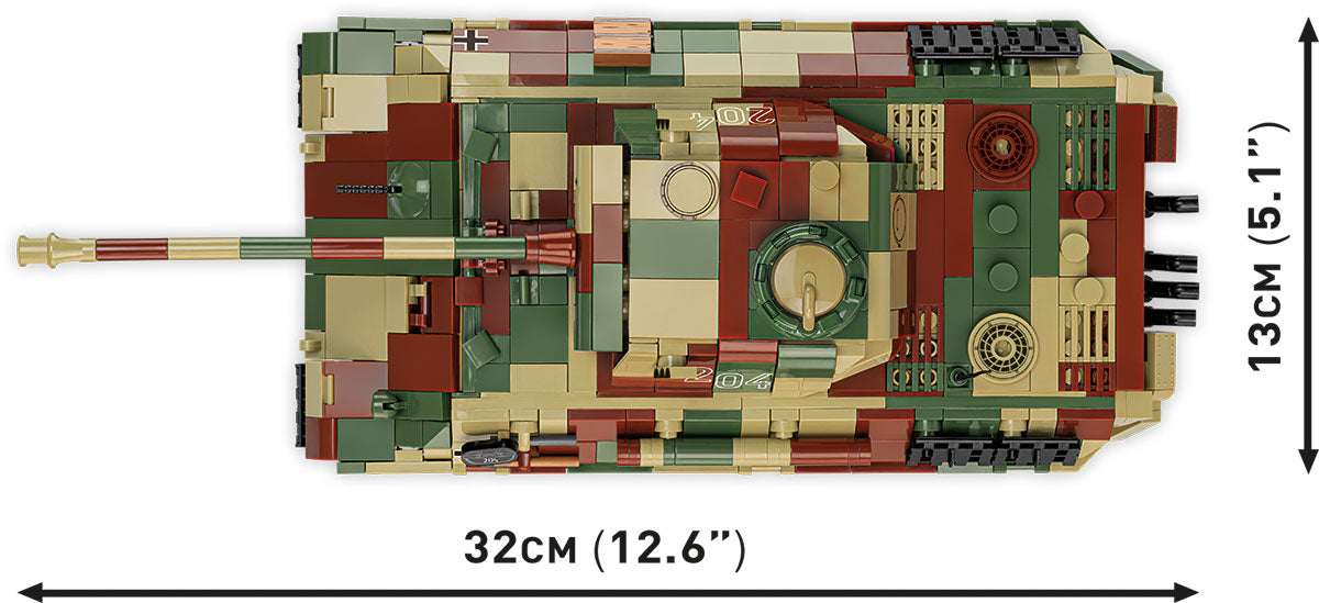 COBI Historical Collection WWII PZ.KPFW. V Panther AUSF. A (SD.KFZ.171) Tank, 1157 Pieces