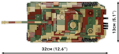 COBI Historical Collection WWII PZ.KPFW. V Panther AUSF. A (SD.KFZ.171) Tank, 1157 Pieces