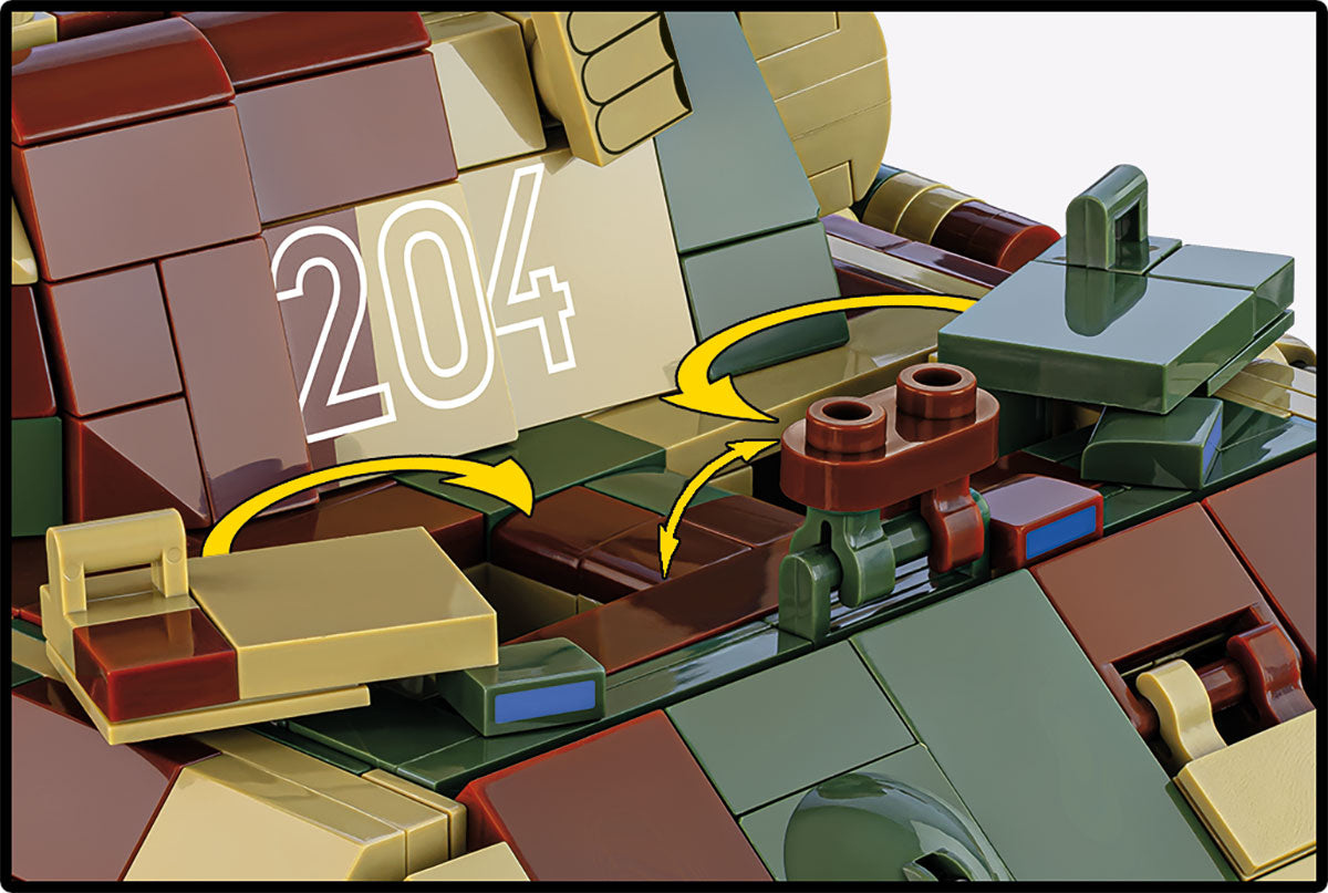 COBI Historical Collection WWII PZ.KPFW. V Panther AUSF. A (SD.KFZ.171) Tank, 1157 Pieces
