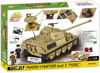 COBI Historical Collection Panzer V Panther AUSF. G "Pudel" Tank