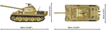 COBI Historical Collection Panzer V Panther AUSF. G "Pudel" Tank