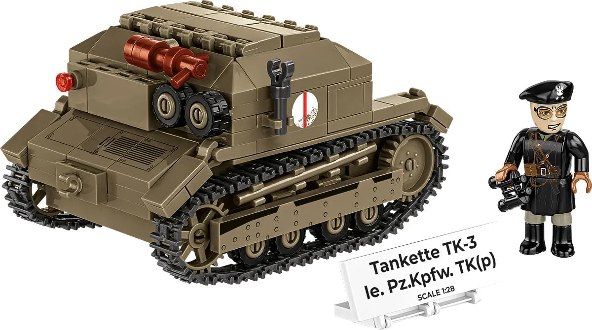 COBI Historical Collection WWII Tankette TK-3 /LE. PZKPFW TK(P) Tank