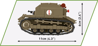 COBI Historical Collection WWII Tankette TK-3 /LE. PZKPFW TK(P) Tank