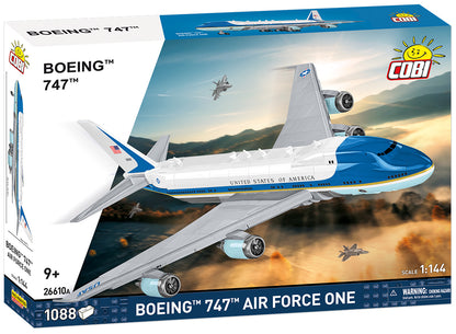 COBI BOEING 747 Air Force One Plane Building Set, 1088 Pieces