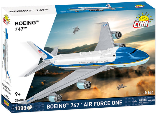 COBI BOEING 747 Air Force One Plane Building Set, 1088 Pieces