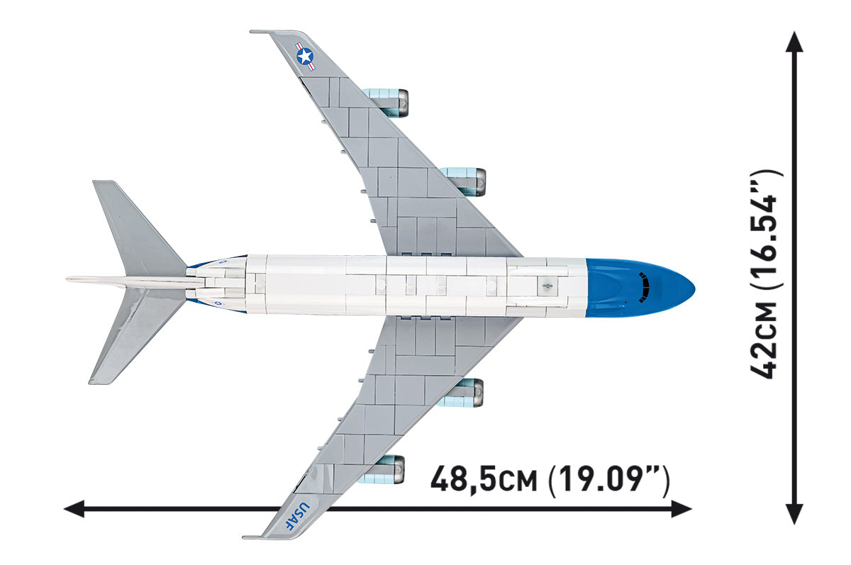 COBI BOEING 747 Air Force One Plane Building Set, 1088 Pieces