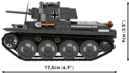 COBI Historical Collection WWII PANZER 38(t) / (CKD) LT vz. 38 2-in-1 Tank Building Set, 690 Pieces