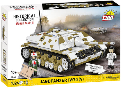 COBI Historical Collection WWII JAGDPANZER IV/70 (V) (Sd.Kfz. 162/1) Vehicle Building Set, 1024 Pieces