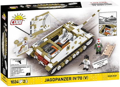 COBI Historical Collection WWII JAGDPANZER IV/70 (V) (Sd.Kfz. 162/1) Vehicle Building Set, 1024 Pieces