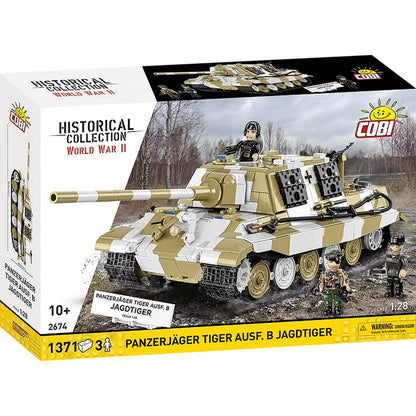 COBI Historical Collection WWII Panzerjäger TIGER Ausf. B JAGDTIGER Building Set, 1371-pieces
