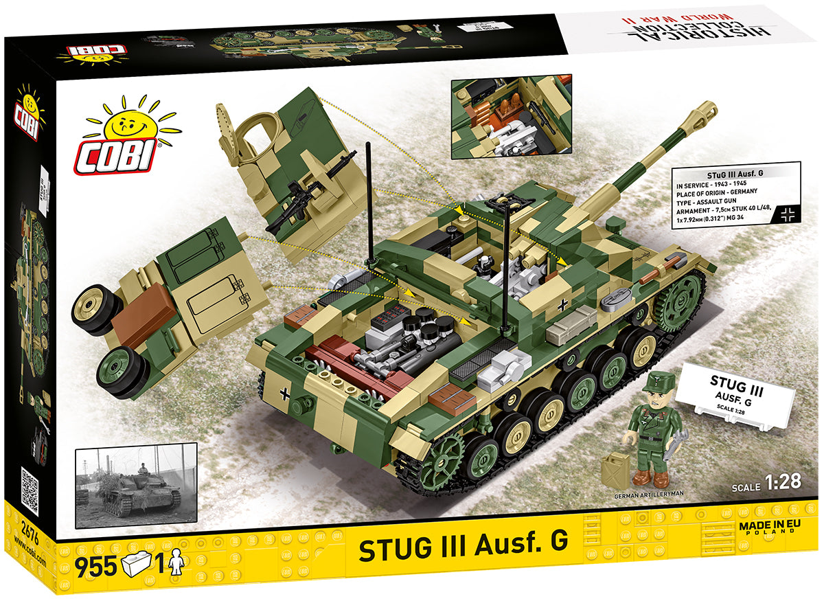 COBI StuG III Ausf. G, 1:28 Scale, 955 Pieces