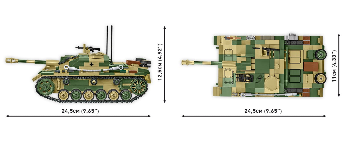 COBI StuG III Ausf. G, 1:28 Scale, 955 Pieces