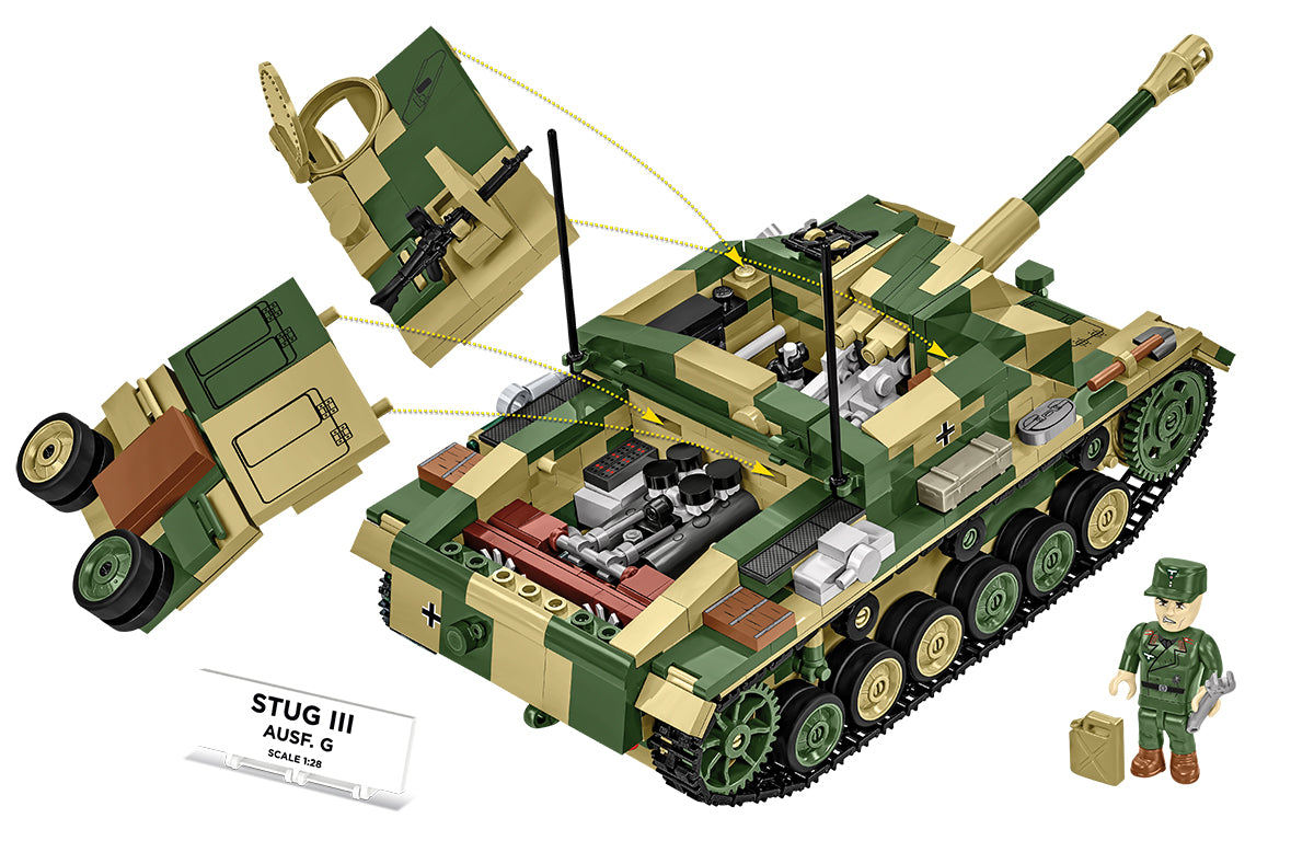 COBI StuG III Ausf. G, 1:28 Scale, 955 Pieces