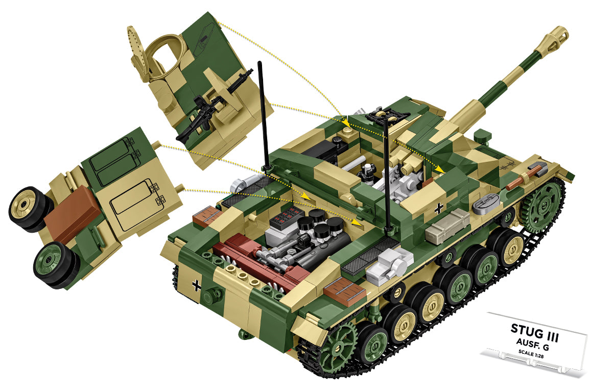 COBI StuG III Ausf. G, 1:28 Scale, 955 Pieces