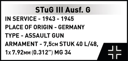 COBI StuG III Ausf. G, 1:28 Scale, 955 Pieces