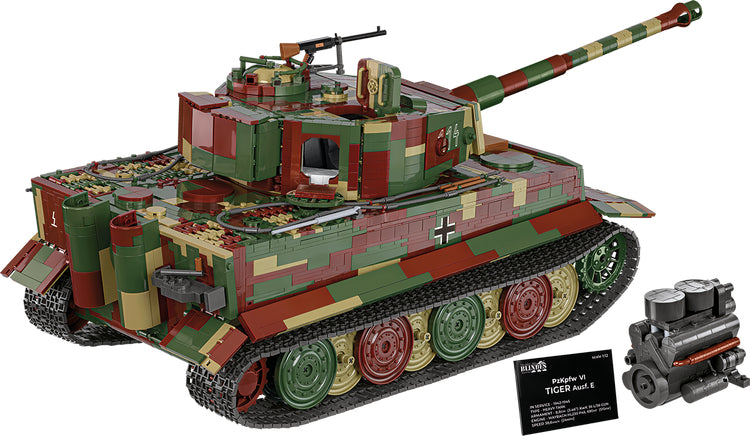 COBI The Tank Museum PzKpfw VI TIGER "131" 1:12 Scale Tank - EXECUTIVE EDITION Building Set, 8000 Pieces