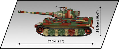 COBI The Tank Museum PzKpfw VI TIGER "131" 1:12 Scale Tank - EXECUTIVE EDITION Building Set, 8000 Pieces
