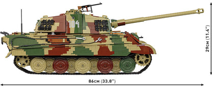 COBI Historical Collection 1:12 Scale WWII Tiger II Konigstiger Tank Building Set, 11170 Pieces