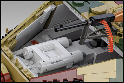 COBI Historical Collection 1:12 Scale WWII Tiger II Konigstiger Tank Building Set, 11170 Pieces