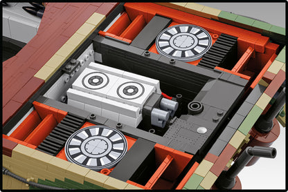 COBI Historical Collection 1:12 Scale WWII Tiger II Konigstiger Tank Building Set, 11170 Pieces