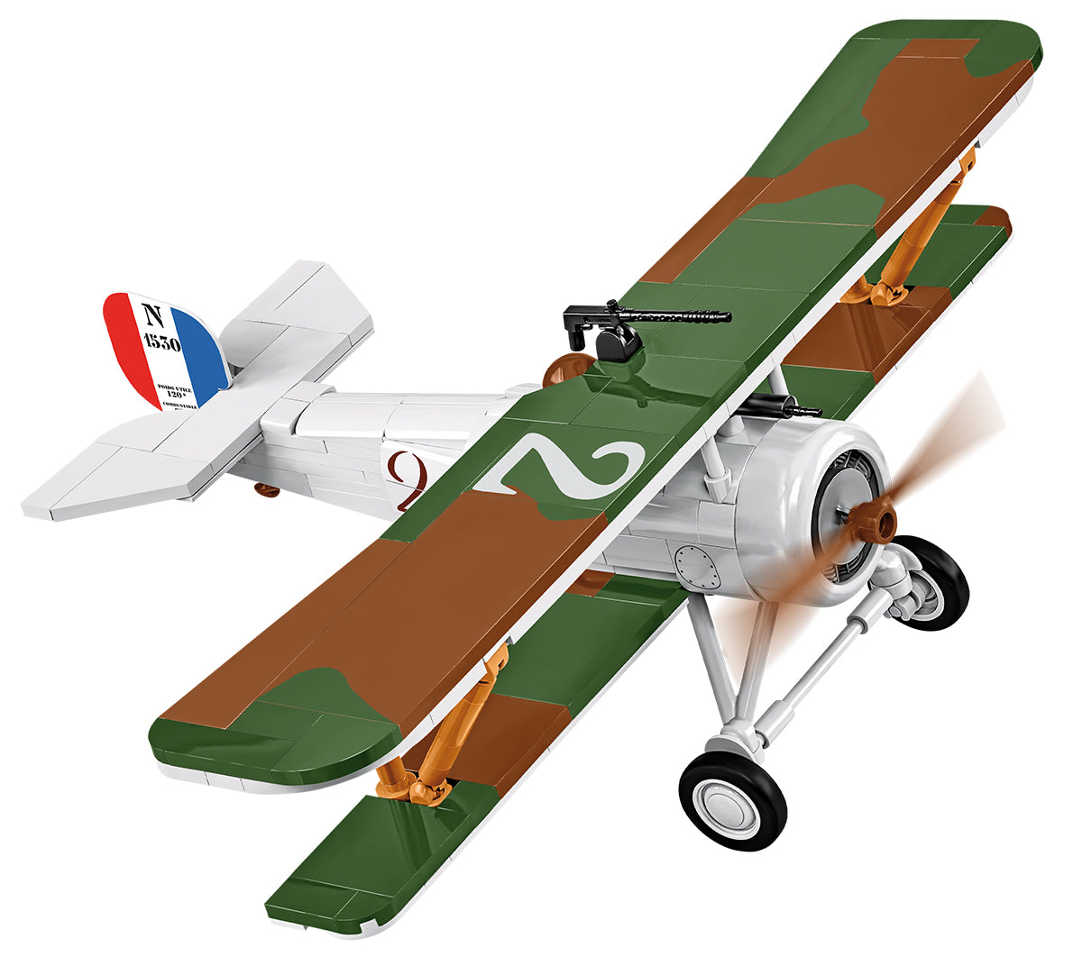 COBI Historical Collection Great War NIEUPORT 17 C.1 110 HP Aircraft Building Set, 277 Pieces