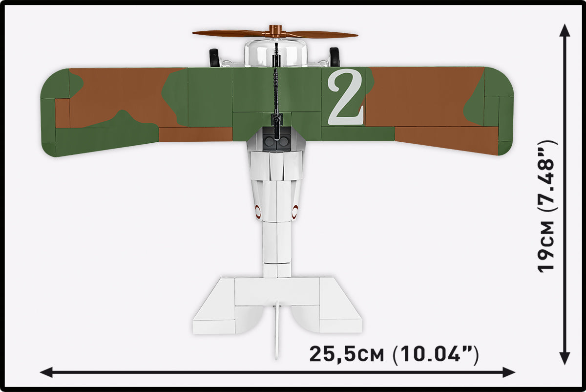 COBI Historical Collection Great War NIEUPORT 17 C.1 110 HP Aircraft Building Set, 277 Pieces