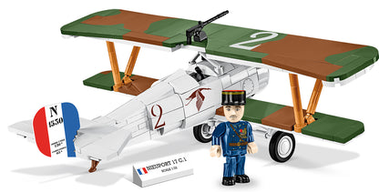 COBI Historical Collection Great War NIEUPORT 17 C.1 110 HP Aircraft Building Set, 277 Pieces