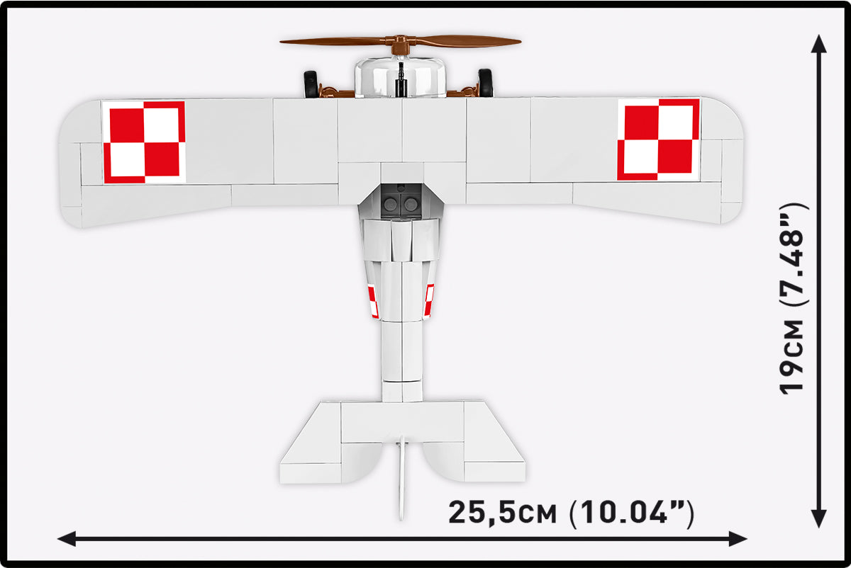 COBI Historical Collection Great War NIEUPORT 17 C.1 110 H.P. (Polish) Aircraft Building Set, 274 Pieces