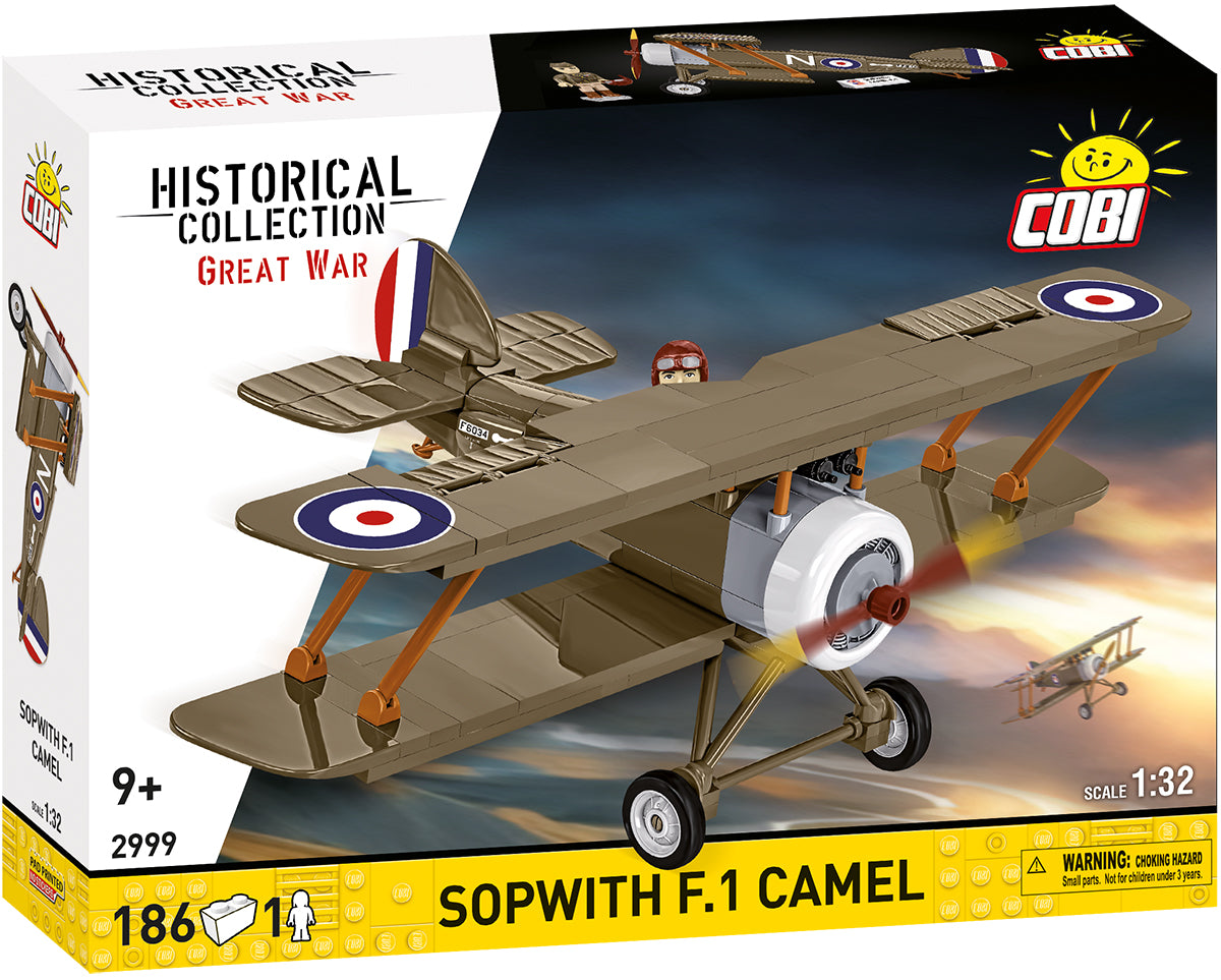 COBI Sopwith F.1 Camel, 1:32 Scale, 186 Pieces, Collector's model