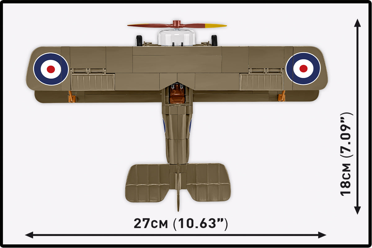 COBI Sopwith F.1 Camel, 1:32 Scale, 186 Pieces, Collector's model